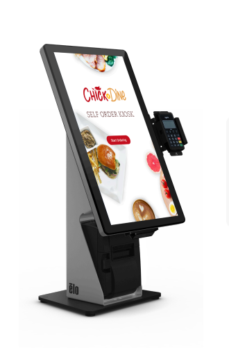 22" Touchscreen Countertop Kiosk (22C1) Restaurant Self-serve Kiosk