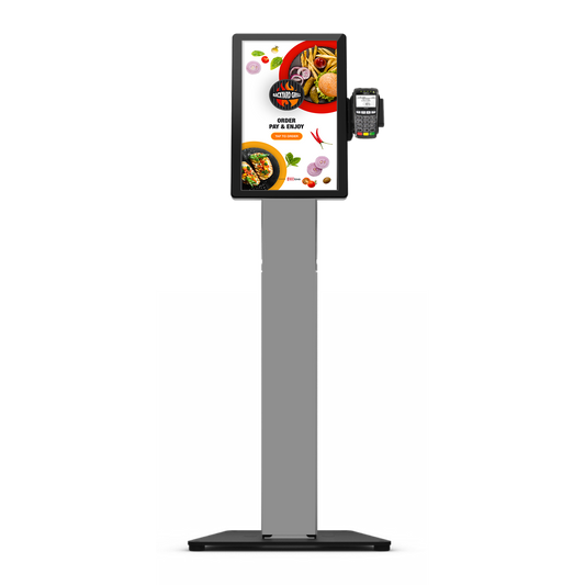 22" Touchscreen Floor Standing Kiosk (22F1) Restaurant Self-serve Kiosk